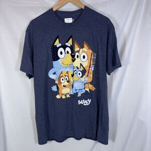 Bluey Family Graphic Tee Shirt Size XL  Adult Unisex Crew Neck Short Sleeves
